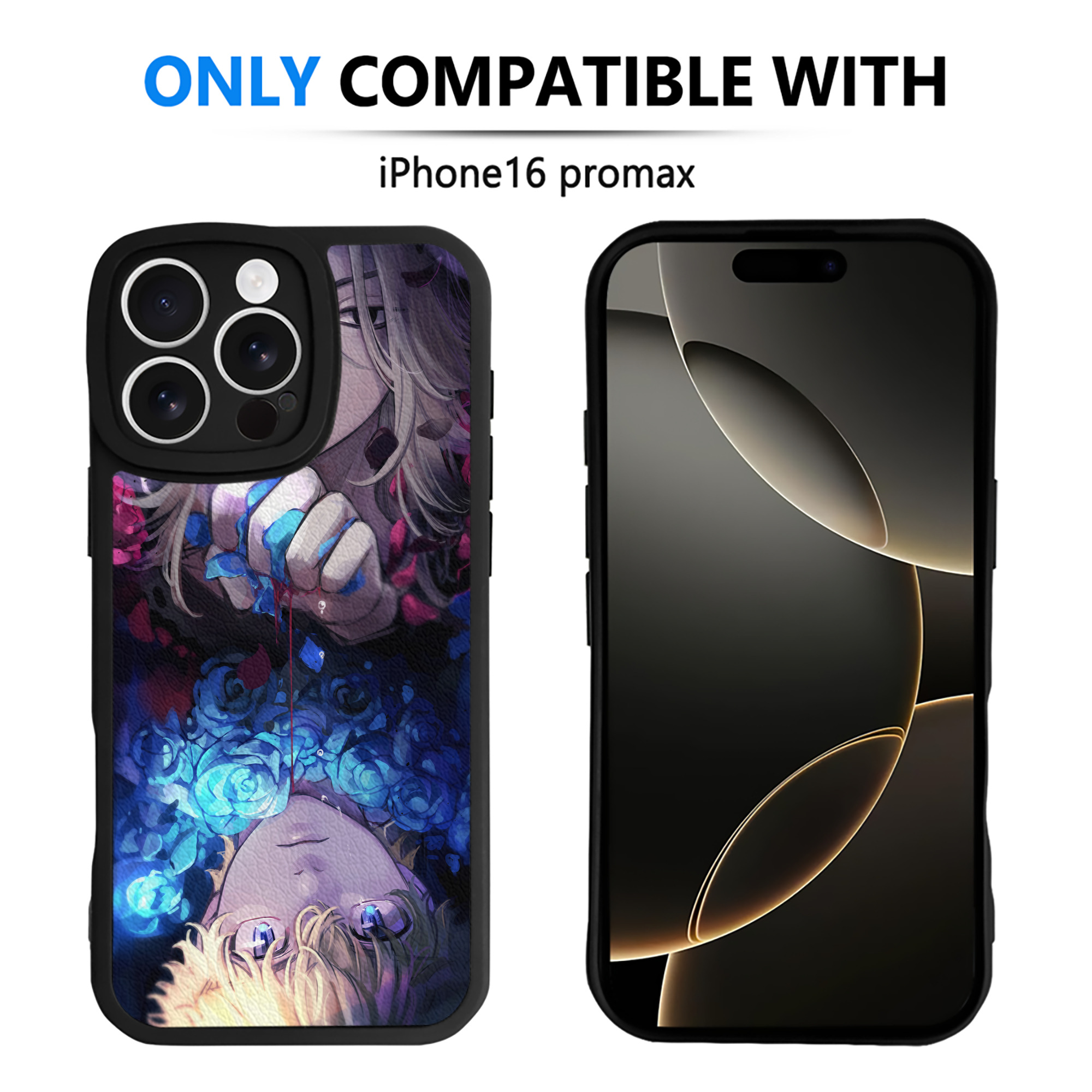 （画像用） 東京リベンジャーズ Tokyo Revengers 【iPhone 16シリーズ対応】シリコンスマホケース（レザー調） 材質：シリコン